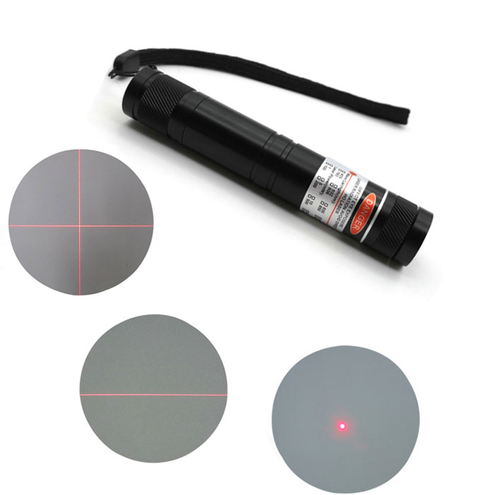 빨간색 Portable Locator Dot/Line/Crosshair 650nm 100mW High Brightness Laser Locator